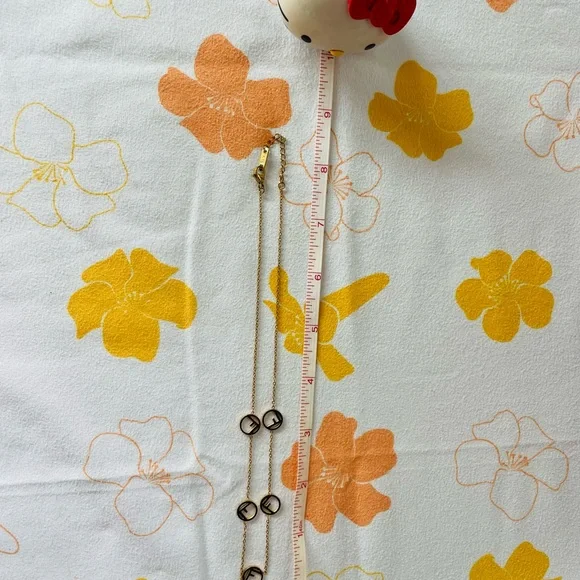 Elegant Gold Fendi Pendant Necklace - Picture 6 of 7